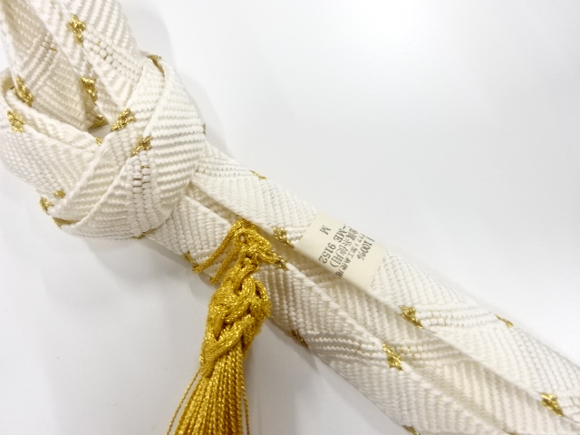  未使用品　正絹　手組帯締め